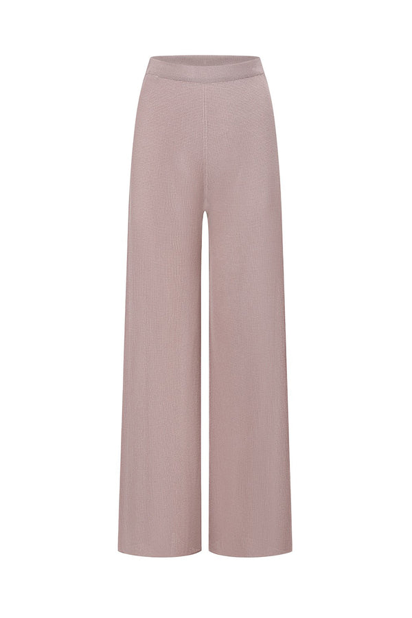 SWAYING 24 Early Autumn Knit Straight Pants SW-SW24PF3B19-QIANZI Light Purple